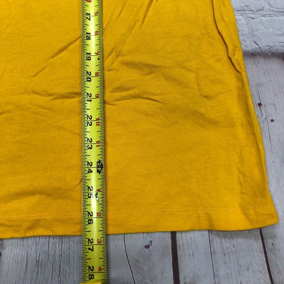 The Nike Tee Men Long Sleeve Tee T-Shirt Top Size Large Yellow M122 -4 - Picture 4 of 13
